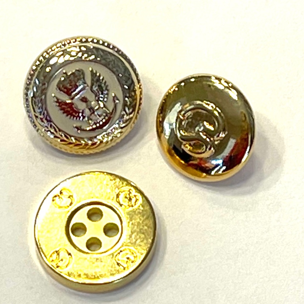 Bundle of 3 Small Vintage St. John Buttons